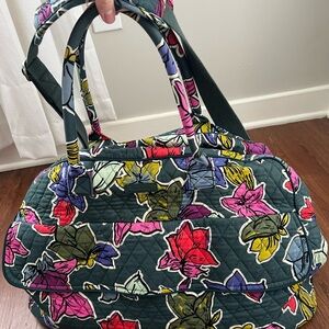Vera Bradley Multicolor Floral Quilted Travel Bag